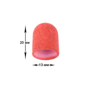 Capișon Pedichiură Multibor Bit Roșu - 13mm, 60 grit (dur)
